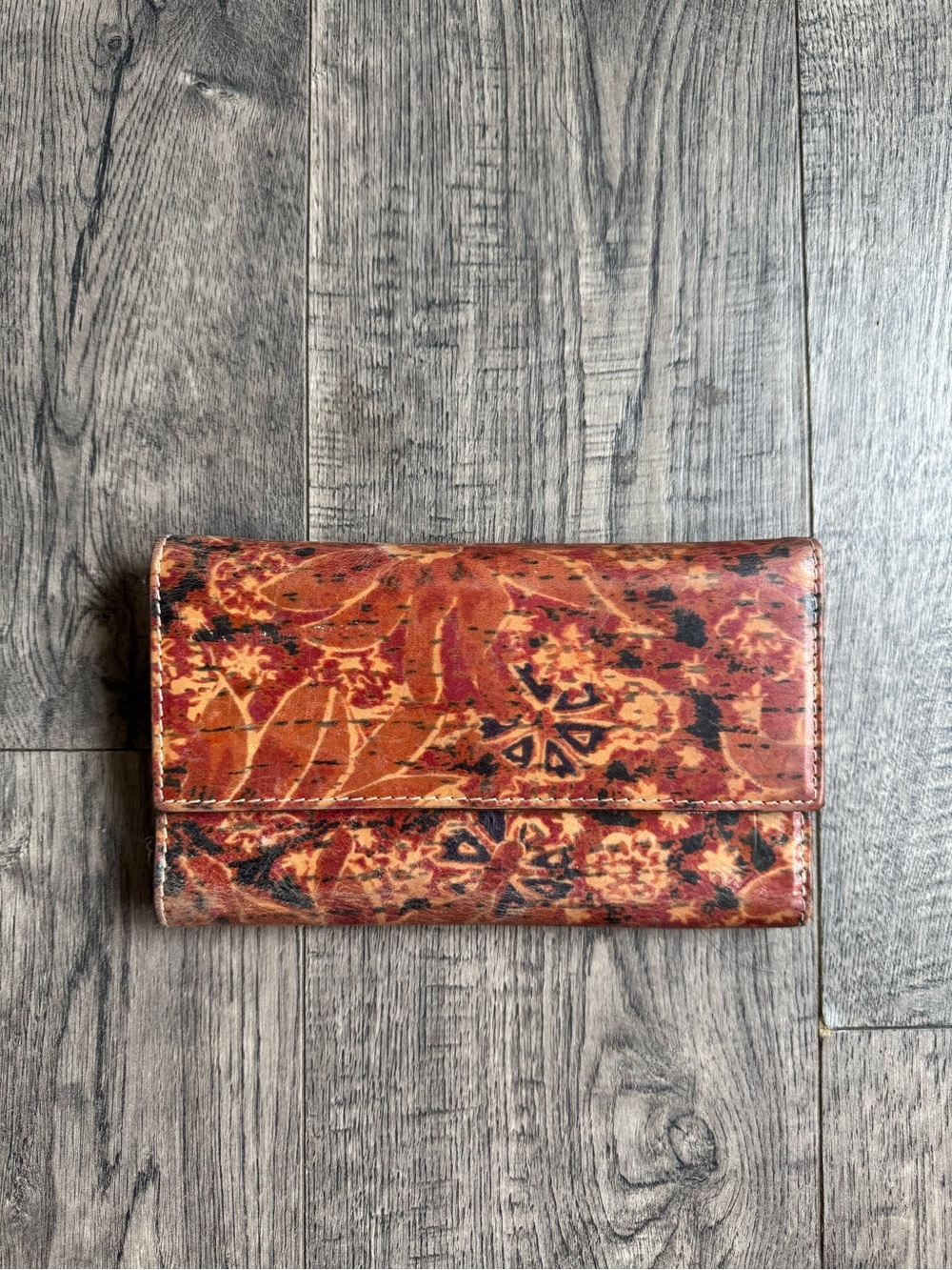 Patricia Nash Terresa Wallet- 70s Revival Print- Retired